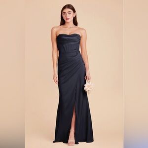 Birdy Grey Strapless Navy Gown